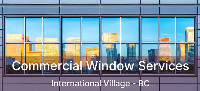  Commercial Window Services International Village - BC