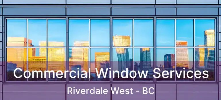  Commercial Window Services Riverdale West - BC