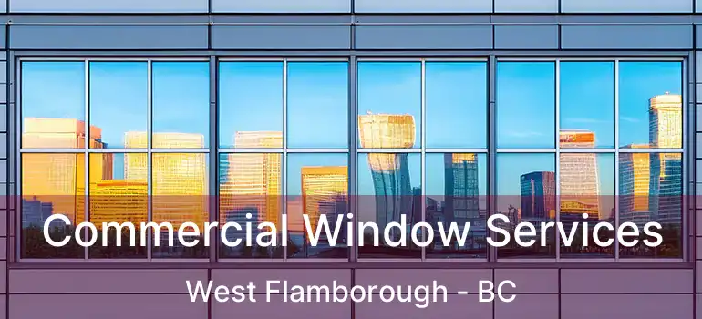  Commercial Window Services West Flamborough - BC