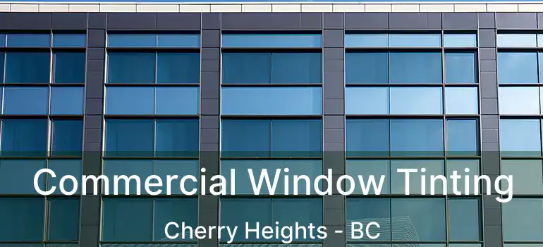  Commercial Window Tinting Cherry Heights - BC