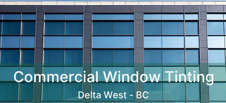  Commercial Window Tinting Delta West - BC