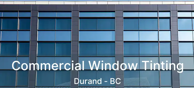  Commercial Window Tinting Durand - BC