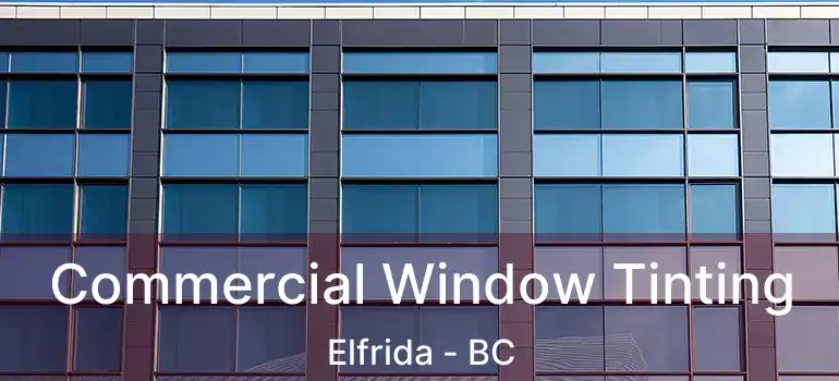  Commercial Window Tinting Elfrida - BC