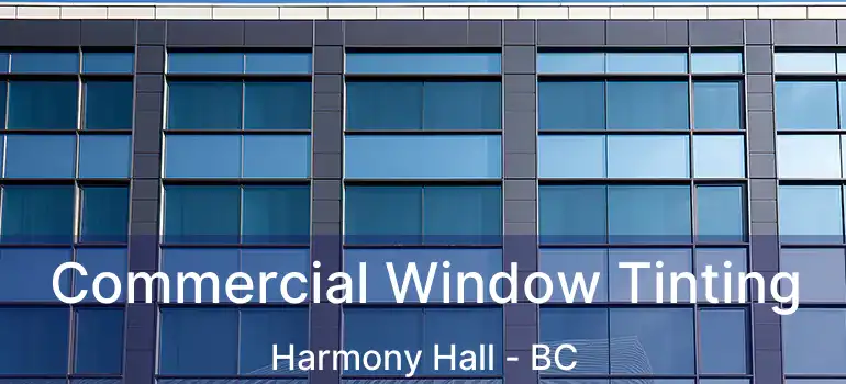  Commercial Window Tinting Harmony Hall - BC