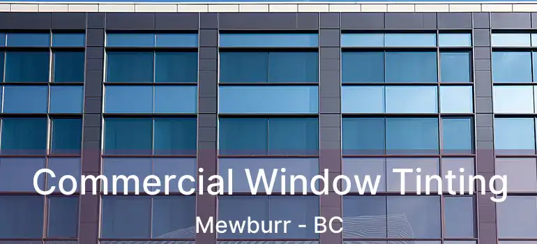  Commercial Window Tinting Mewburr - BC