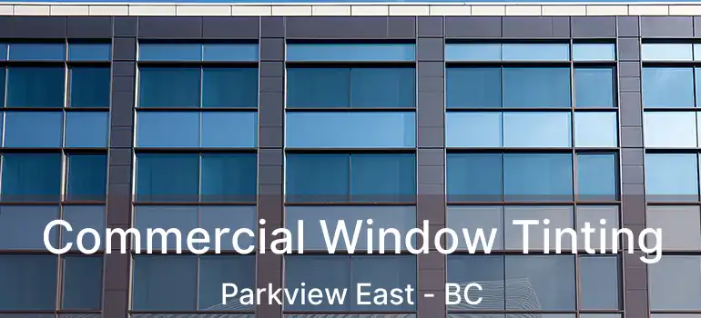  Commercial Window Tinting Parkview East - BC