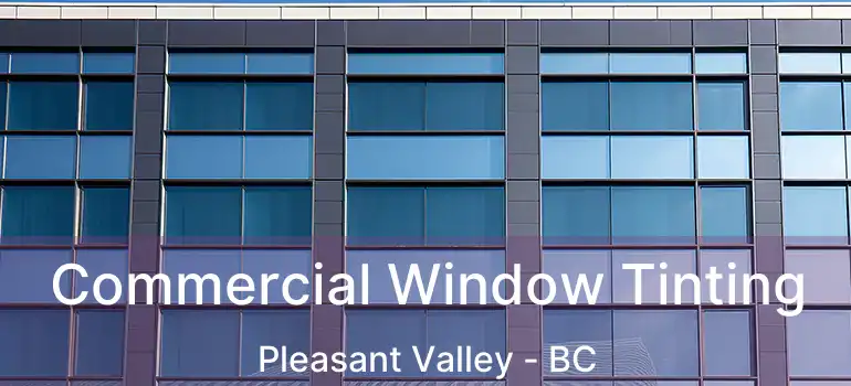  Commercial Window Tinting Pleasant Valley - BC