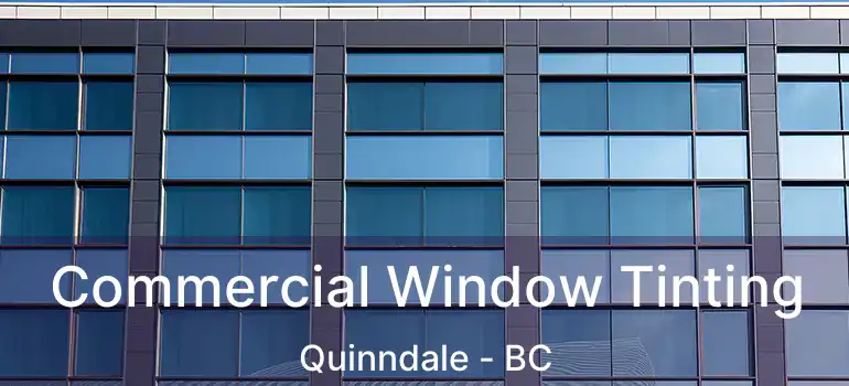  Commercial Window Tinting Quinndale - BC