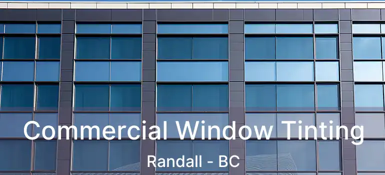  Commercial Window Tinting Randall - BC