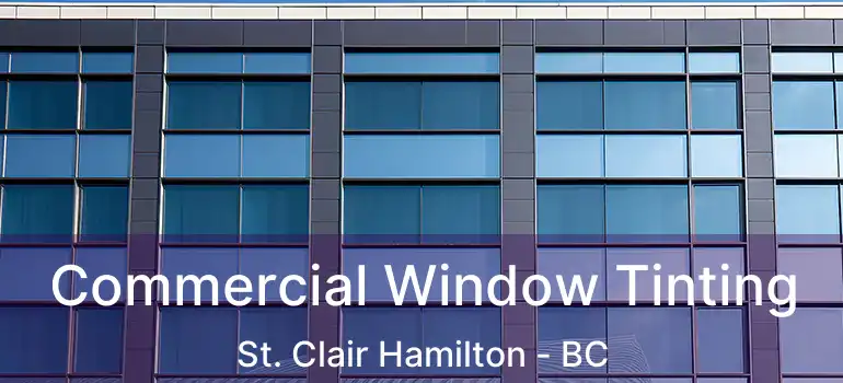  Commercial Window Tinting St. Clair Hamilton - BC