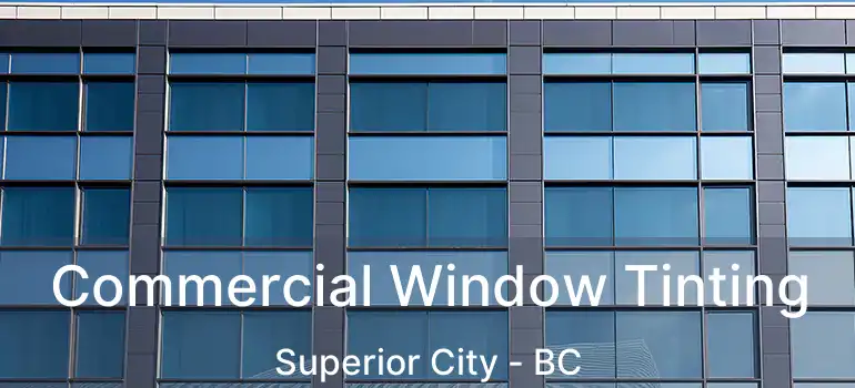  Commercial Window Tinting Superior City - BC