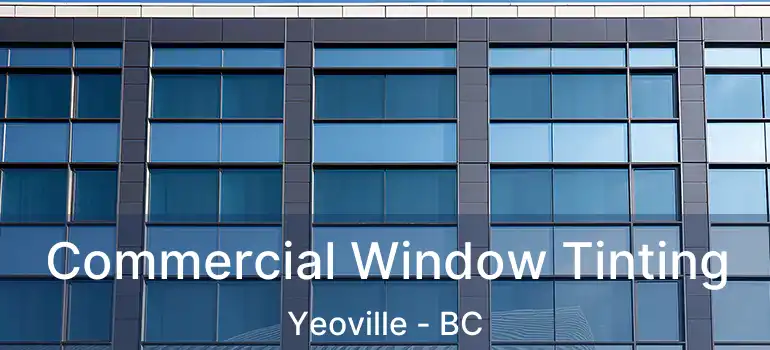  Commercial Window Tinting Yeoville - BC