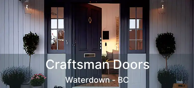  Craftsman Doors Waterdown - BC