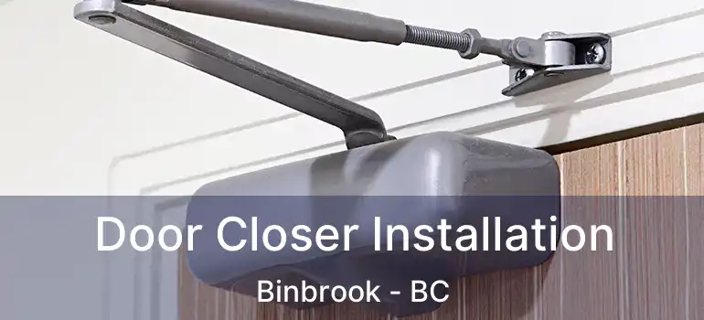  Door Closer Installation Binbrook - BC