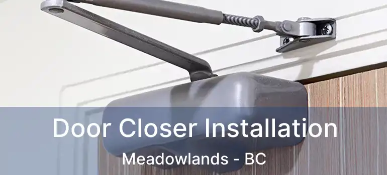  Door Closer Installation Meadowlands - BC