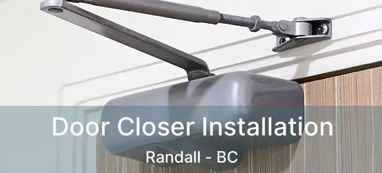  Door Closer Installation Randall - BC