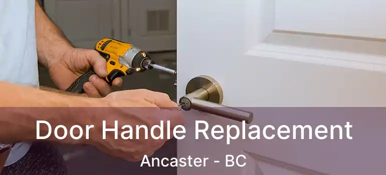  Door Handle Replacement Ancaster - BC