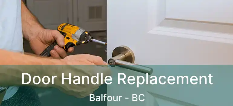  Door Handle Replacement Balfour - BC
