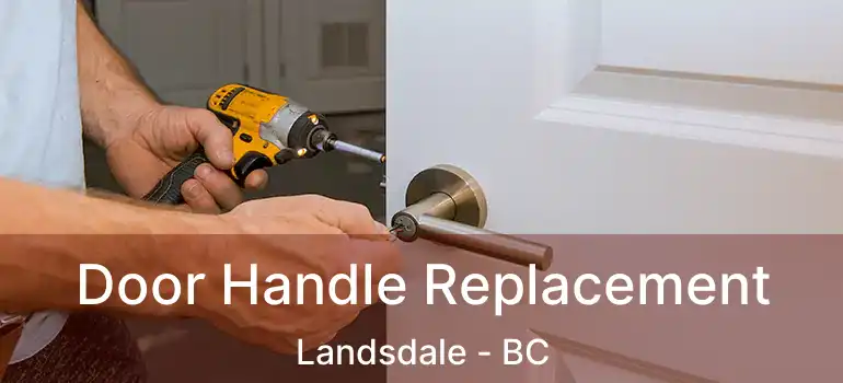  Door Handle Replacement Landsdale - BC