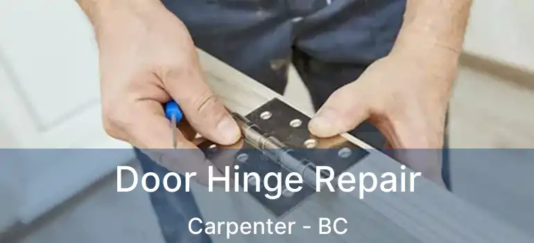  Door Hinge Repair Carpenter - BC