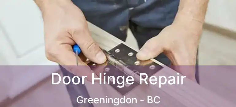  Door Hinge Repair Greeningdon - BC