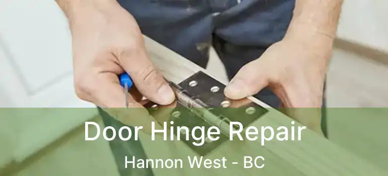  Door Hinge Repair Hannon West - BC