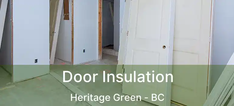  Door Insulation Heritage Green - BC