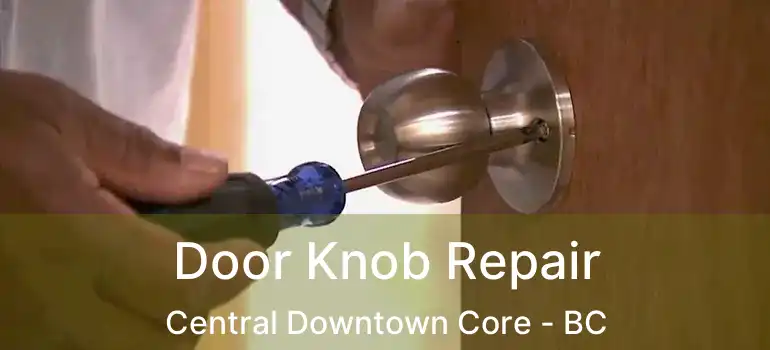  Door Knob Repair Central Downtown Core - BC