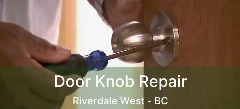  Door Knob Repair Riverdale West - BC
