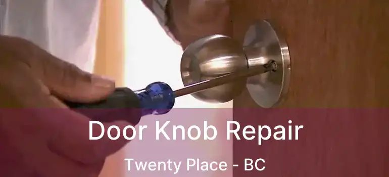  Door Knob Repair Twenty Place - BC