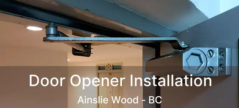  Door Opener Installation Ainslie Wood - BC