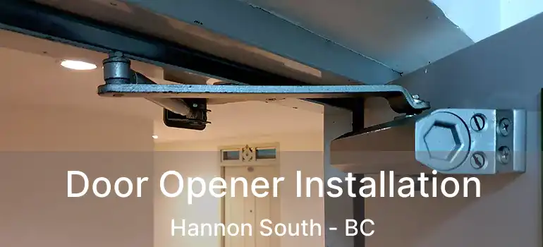  Door Opener Installation Hannon South - BC