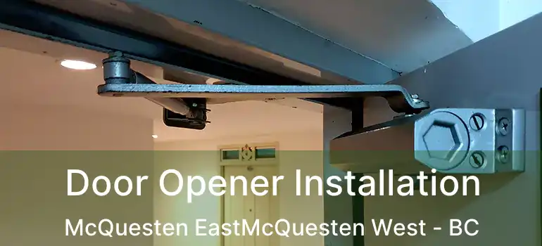  Door Opener Installation McQuesten EastMcQuesten West - BC
