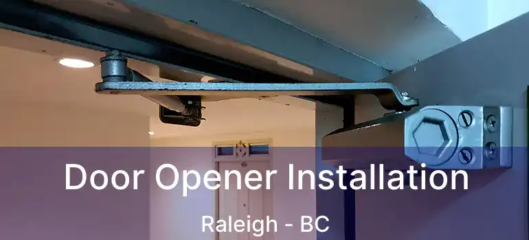  Door Opener Installation Raleigh - BC