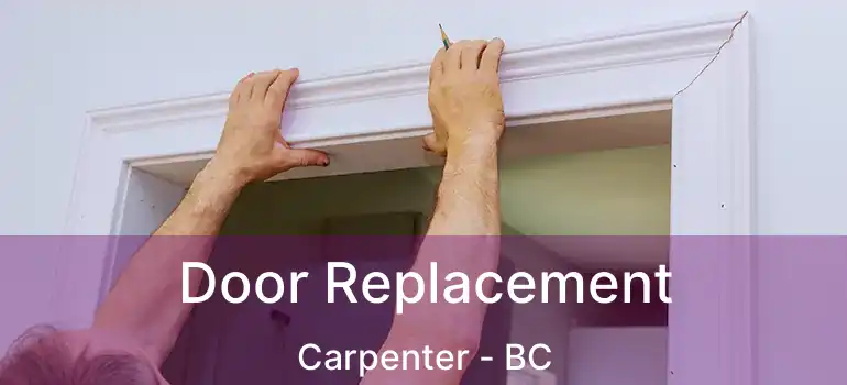  Door Replacement Carpenter - BC