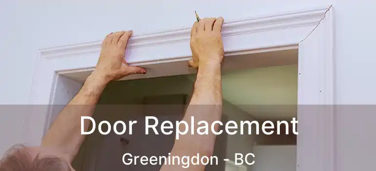 Door Replacement Greeningdon - BC