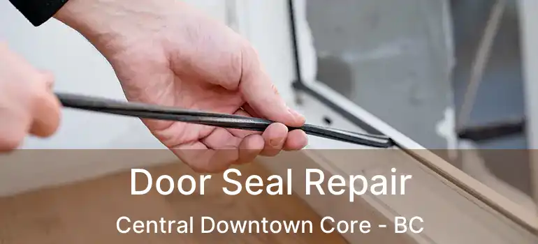  Door Seal Repair Central Downtown Core - BC