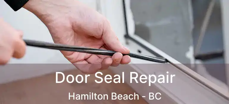  Door Seal Repair Hamilton Beach - BC