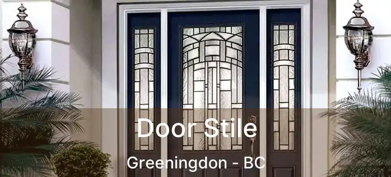  Door Stile Greeningdon - BC