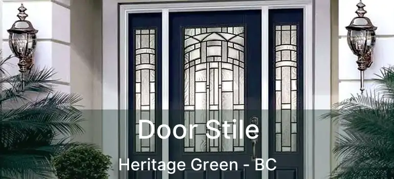  Door Stile Heritage Green - BC