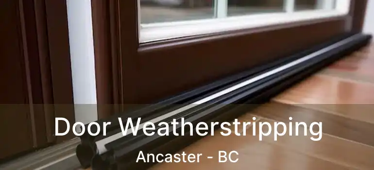  Door Weatherstripping Ancaster - BC