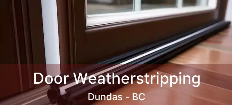  Door Weatherstripping Dundas - BC