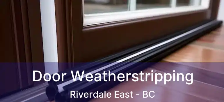  Door Weatherstripping Riverdale East - BC