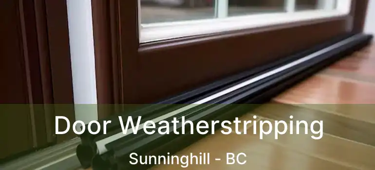 Door Weatherstripping Sunninghill - BC