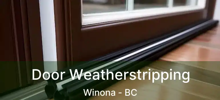  Door Weatherstripping Winona - BC
