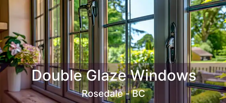  Double Glaze Windows Rosedale - BC