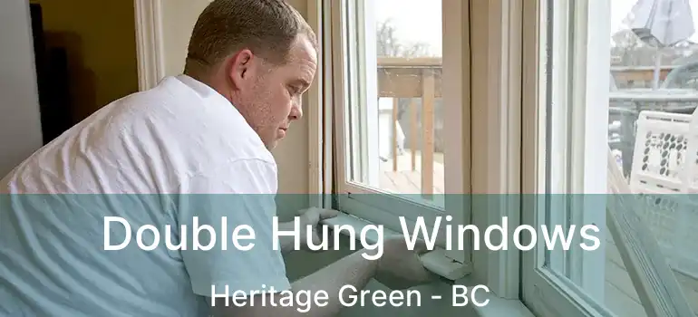  Double Hung Windows Heritage Green - BC