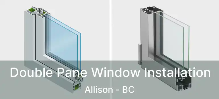  Double Pane Window Installation Allison - BC