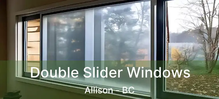  Double Slider Windows Allison - BC