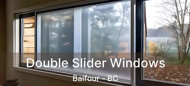  Double Slider Windows Balfour - BC